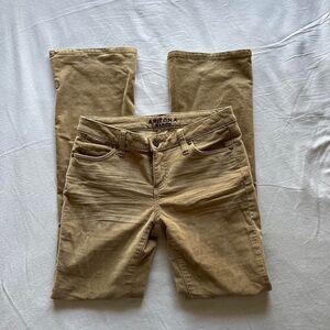 Y2k 90s low rise flare corduroy pants